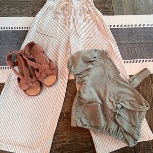 Girls Size 9 Zara top & pants